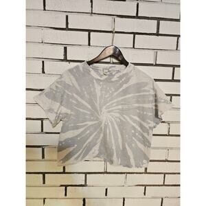 Love Vintage Tie Die Crop Top Womens S/M